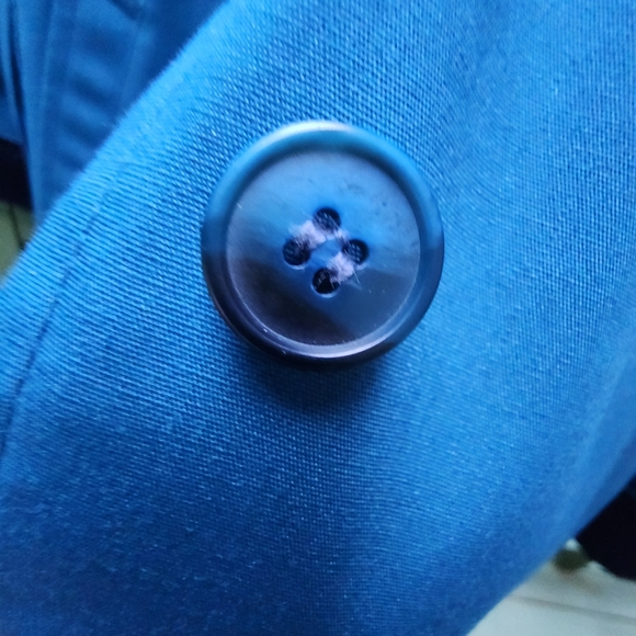 London Fog Vintage Maincoat Teal Size 10 - Picture 6 of 10